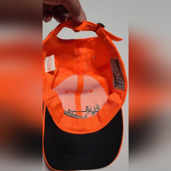 Vintage Buckmasters 1986 Deer Hunting Cap NWOT Blaze Orange - Picture 4 of 6